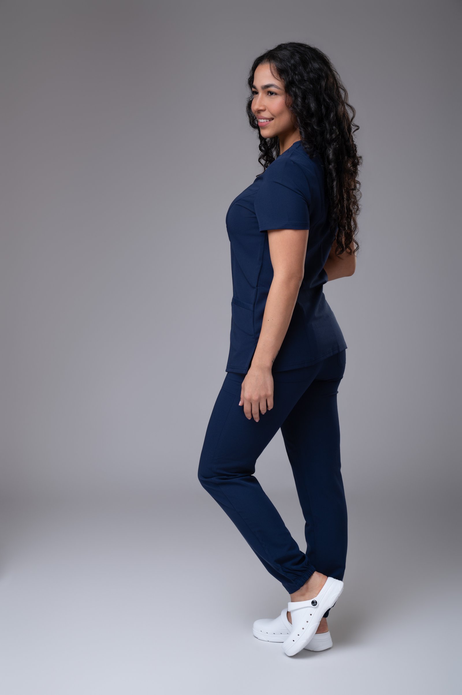 Women Navy Side