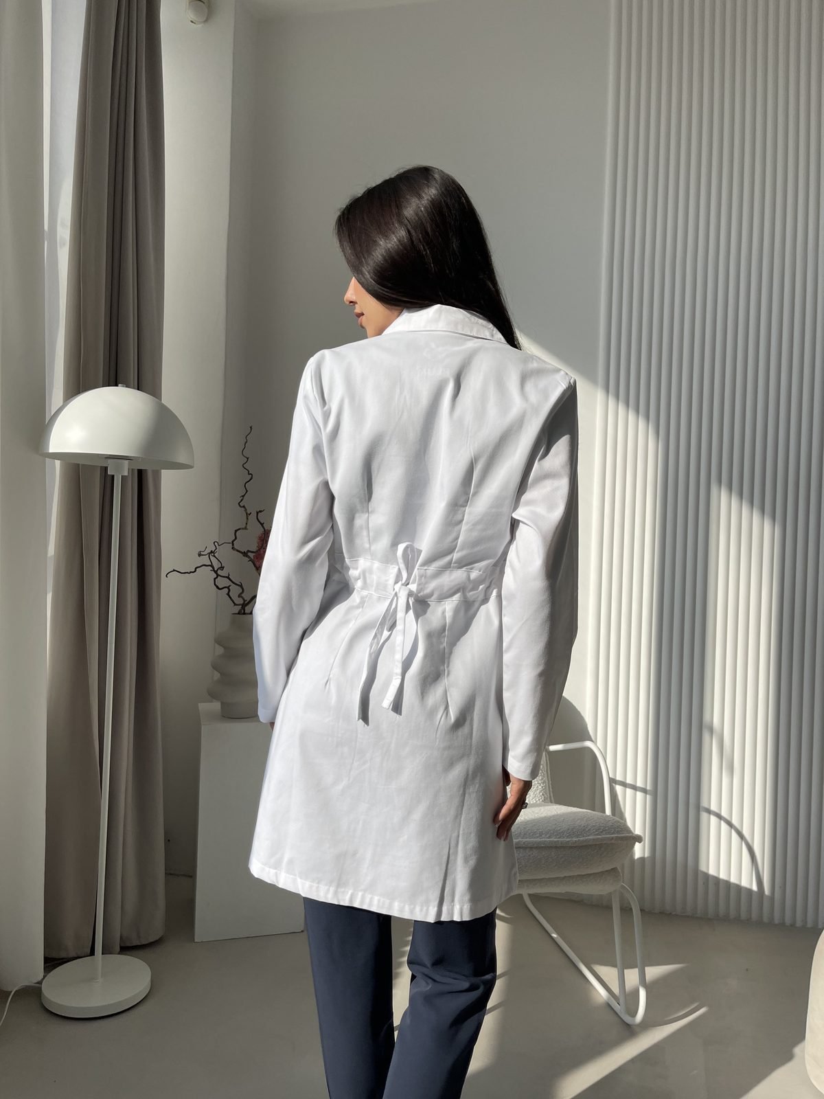 Women Lab Coat back