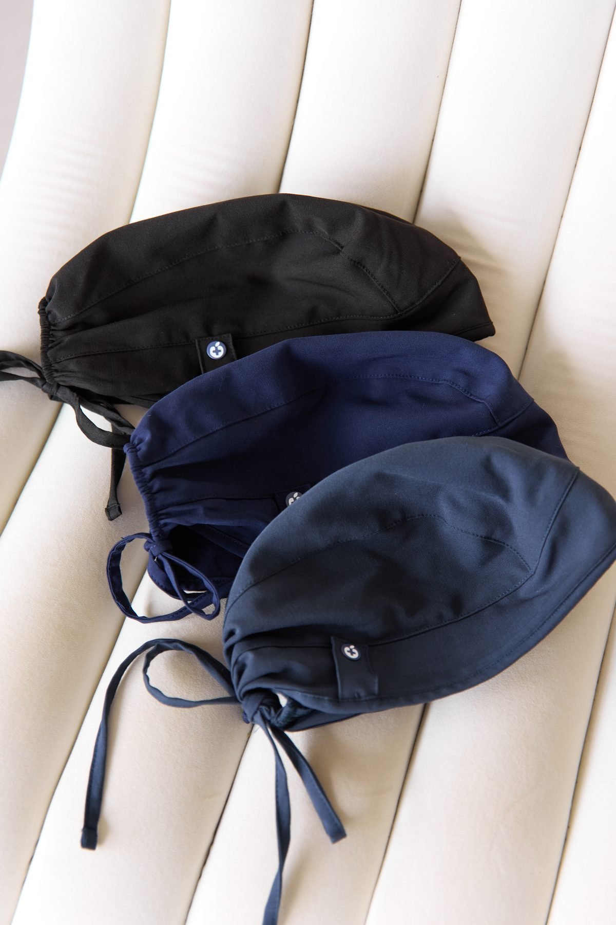 PLUM Surgical Caps black navy graphite